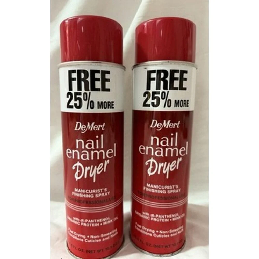 Demert Nail Enamel Dryer Spray 18.6 Oz - Pack of 2